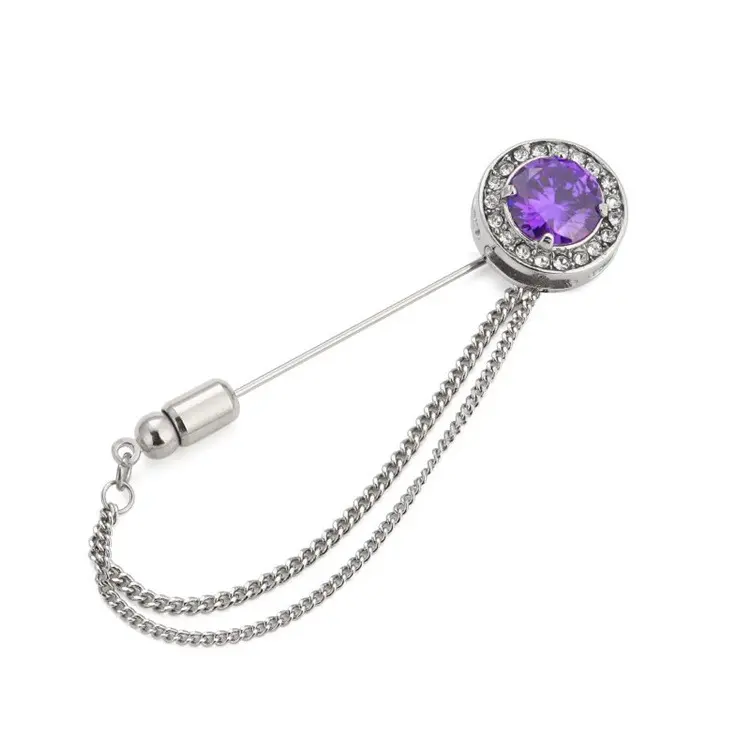 Men's Classy Noble Jewelry Brooches Men&Women Suit Shawl Lapel