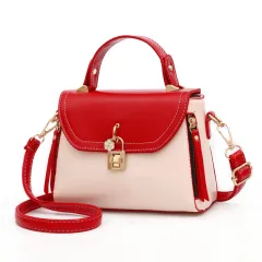 Simple And Versatile Retro Pu Leather Crossbody Bag - White - View 1