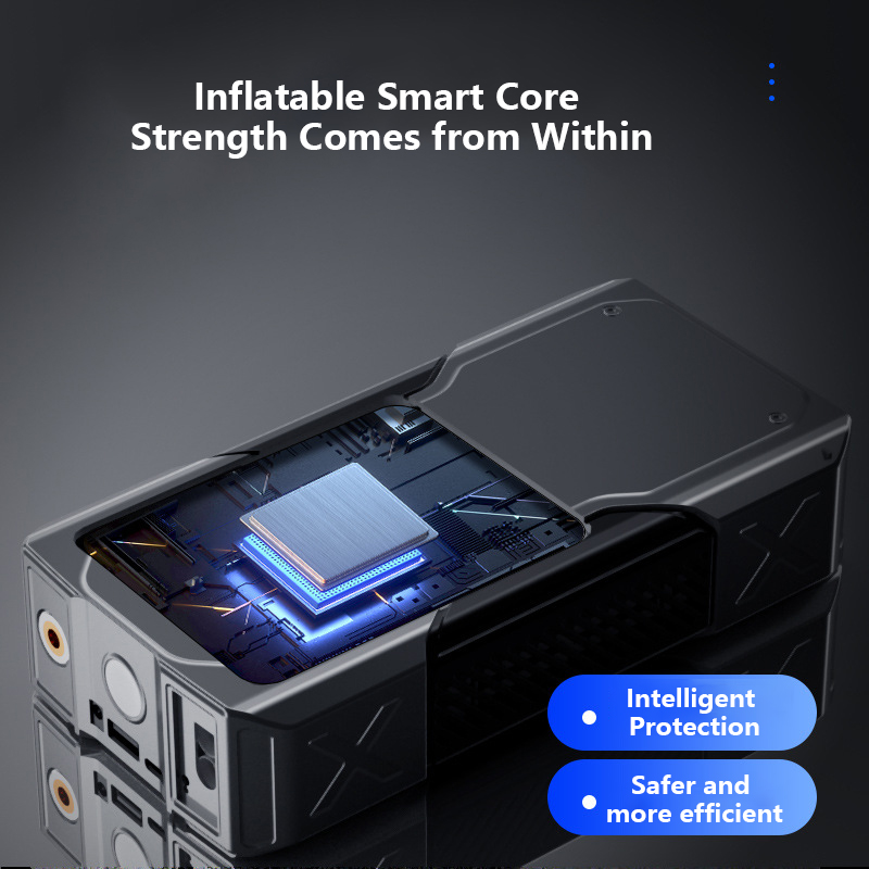 Car J Ump Starter With Air Compressors Battery Booster 8000mah Power Bank — image 2