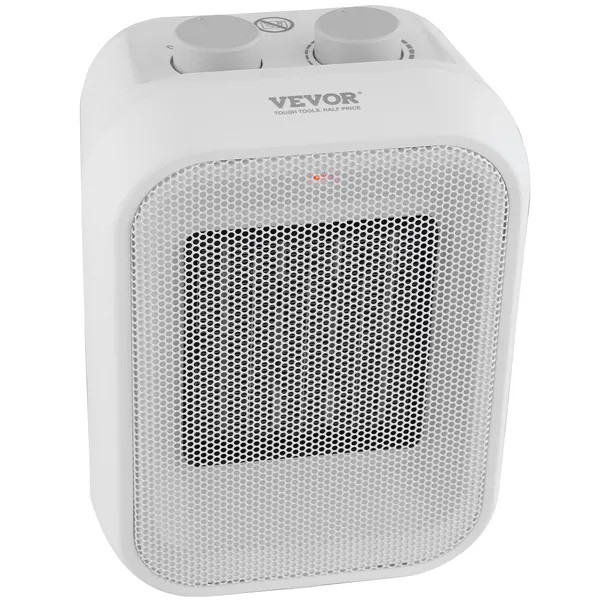 VEVOR Calentador de Espacio Eléctrico Portátil con Termostato, 1000W 1500W Ajuste de 2 Niveles - Imagen 11 de 11
