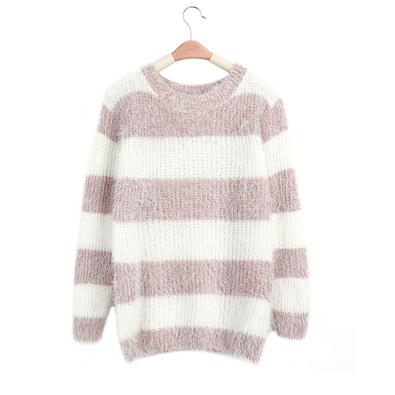 Title 6, Nouveau Pull femme pull ample col rond pull Bot...