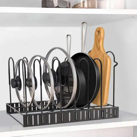 8 Tiers Iron Storage Racks Kitchen Organizer Shelf Holder