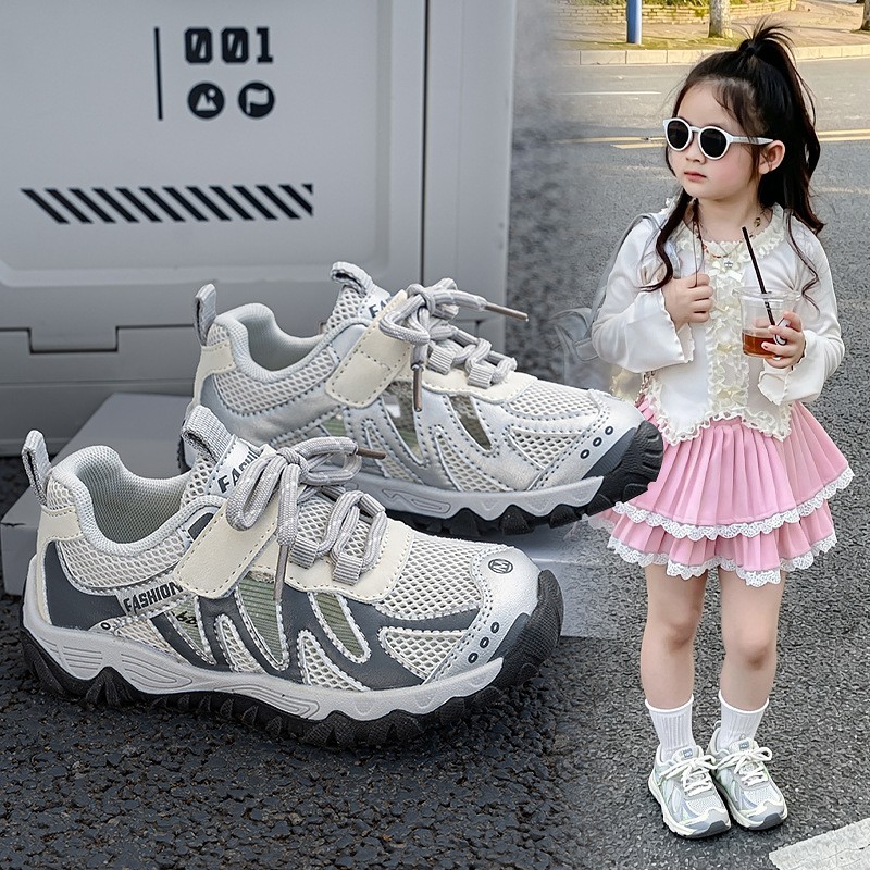 2026 Spring Summer Kids Mango Toe Sneakers, Lightweight Soft Sole Hiking Dad Shoes, Casual Closed-Toe Sports Sandals