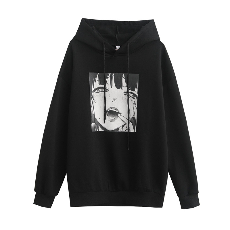 Title 1, Thickened And Fleecy Loose Hoodie With Long Sle...