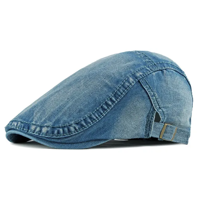 Cowboy Hat Men's Light Board Simple Duck Tongue Blue - Shop at LoveMi