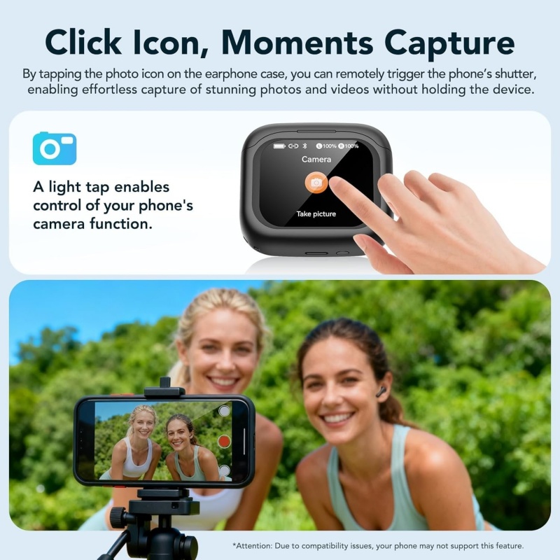 Wireless BT AI Translation Earbuds 144-Language Real-time Translation Headphones