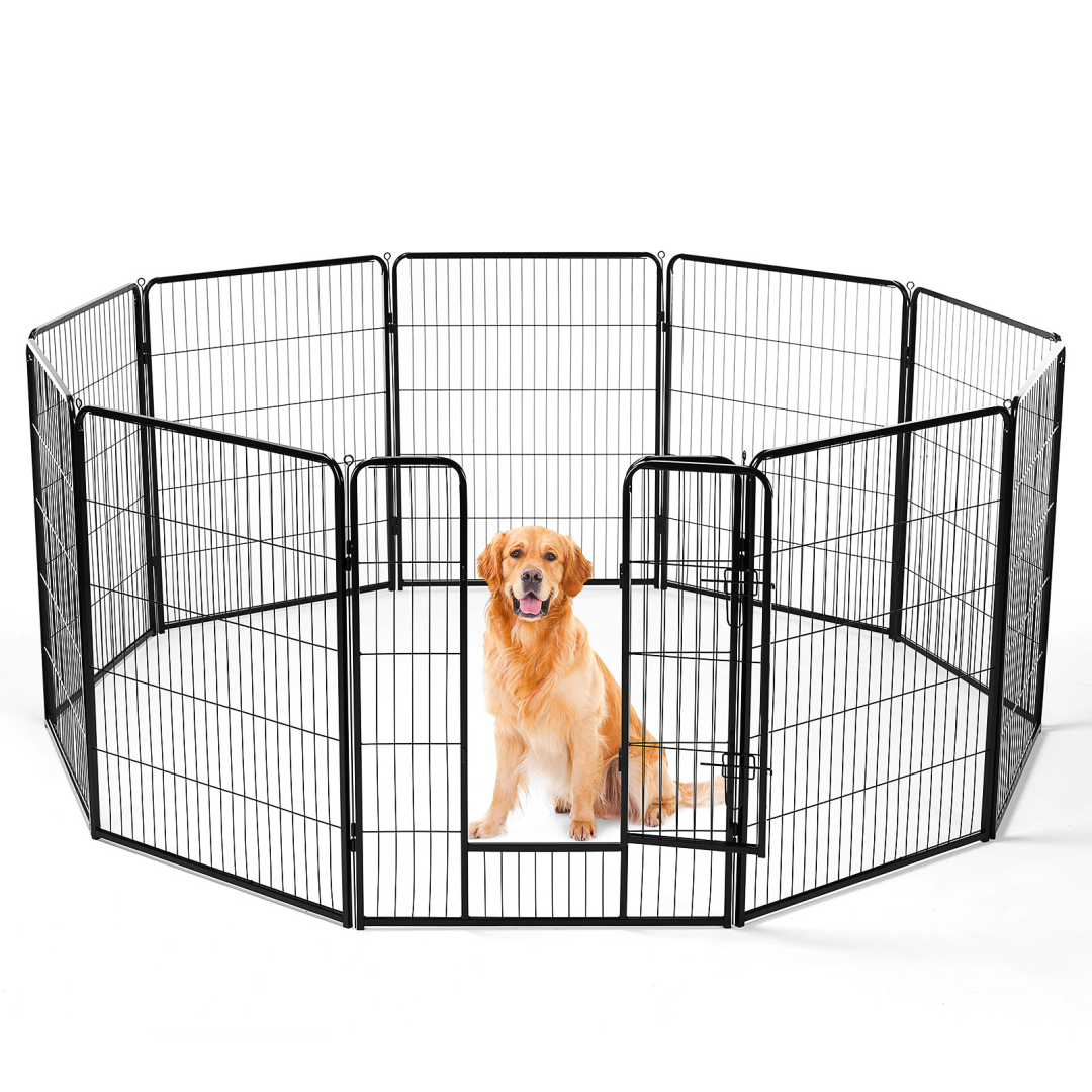 Dog Playpen Indoor Fence Height Metal Exercise Pen With Door Small Puppy-Medium-Large Dogs Animal Pet For Outdoor,… - 20