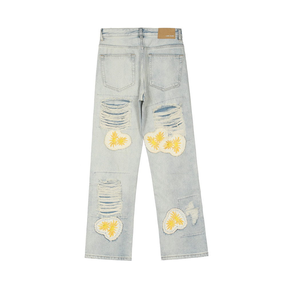 Title 2, Wash Old Jeans With Holes And Patches