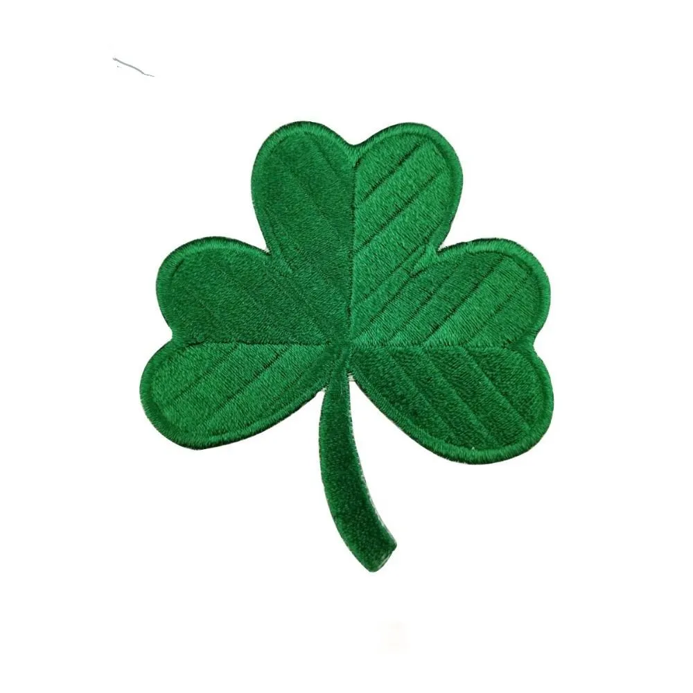 Four-leaf Clover Down Jacket Denim Patch DIY Badge Cloth Sticker - 4671Style