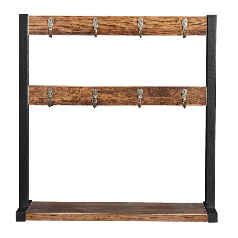 Tabletop Wood Cup Storage Rack Display Shelf Coffee Mug Holder Desk Space Saving — image 10
