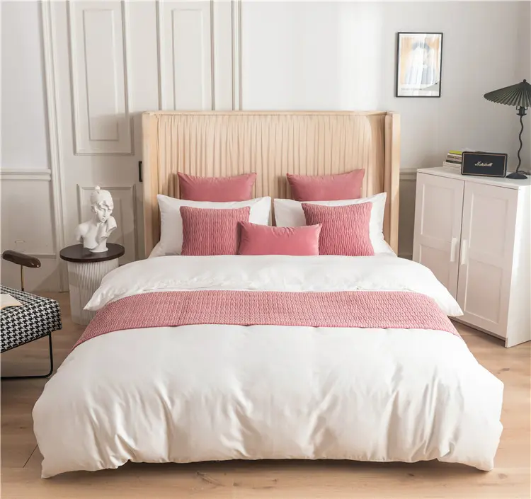 Cotton and Linen Household Bed Flag Bed Towel