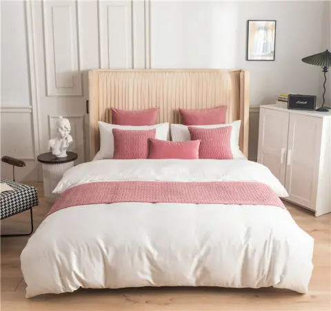 Cotton and Linen Household Bed Flag Bed Towel