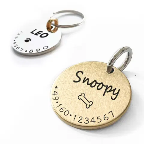 Pet Loss Prevention Tag for Going Out