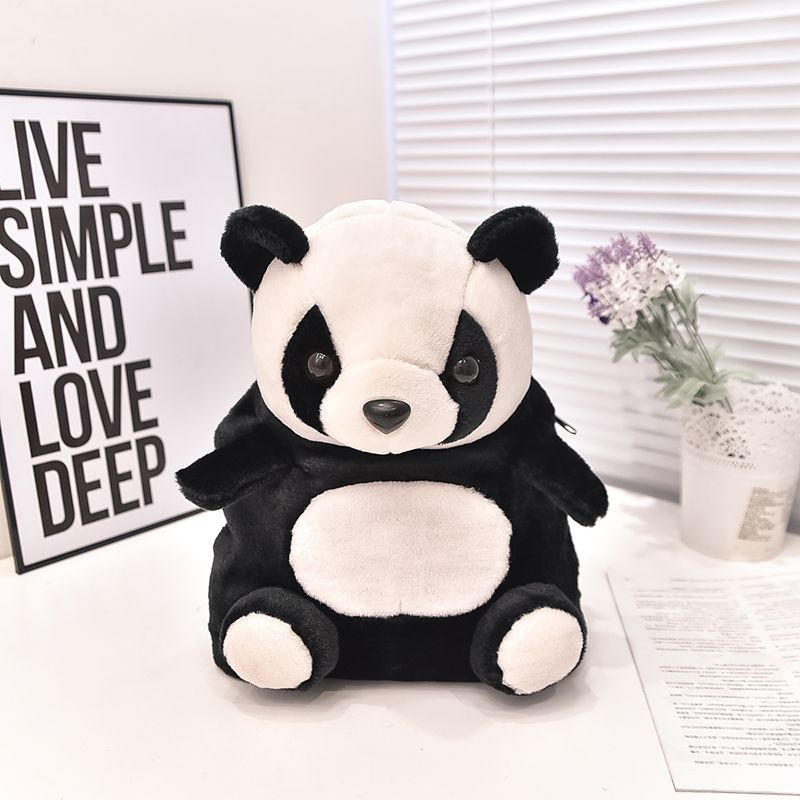 Title 6, Cute Fashion Panda Plush Backpack