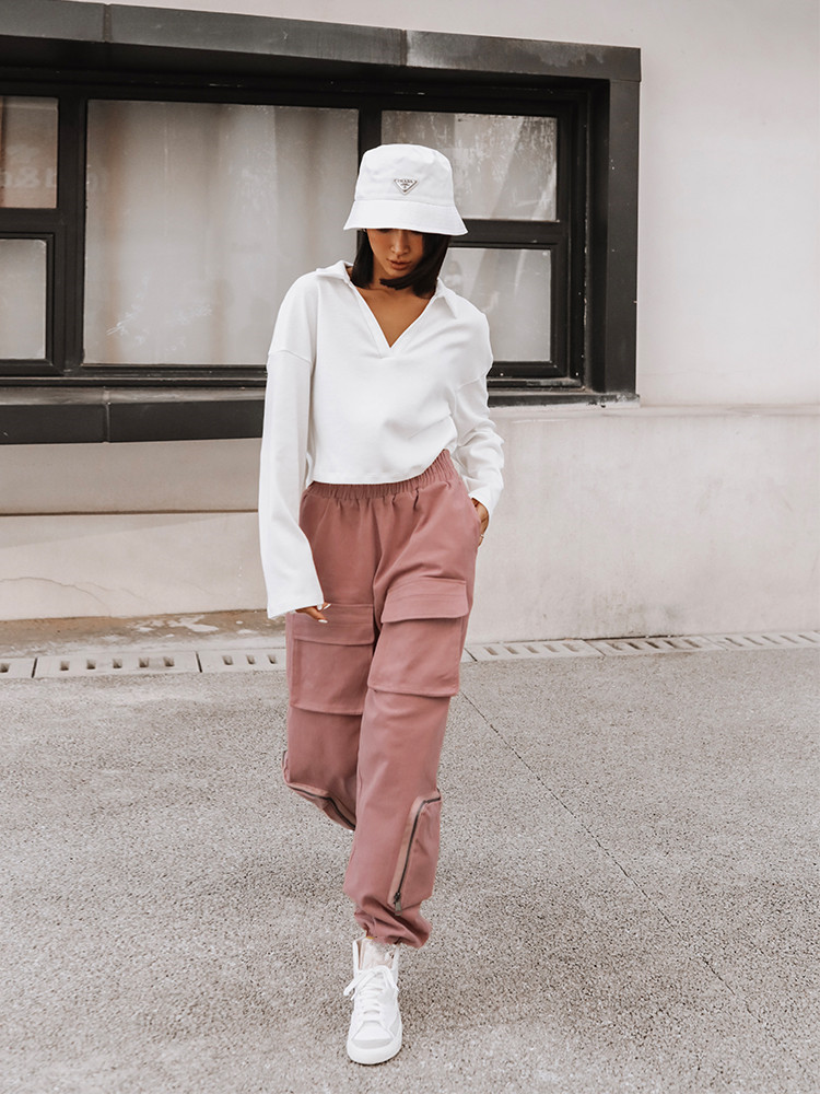 Thickened Women's Loose Workwear Sports Casual Pants