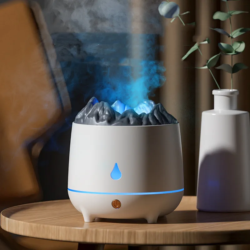 New Volcano Humidifier Flaming Mountain Aromatherapy Machine Volcano Diffuser Home Fog Volume Creativity – image 2