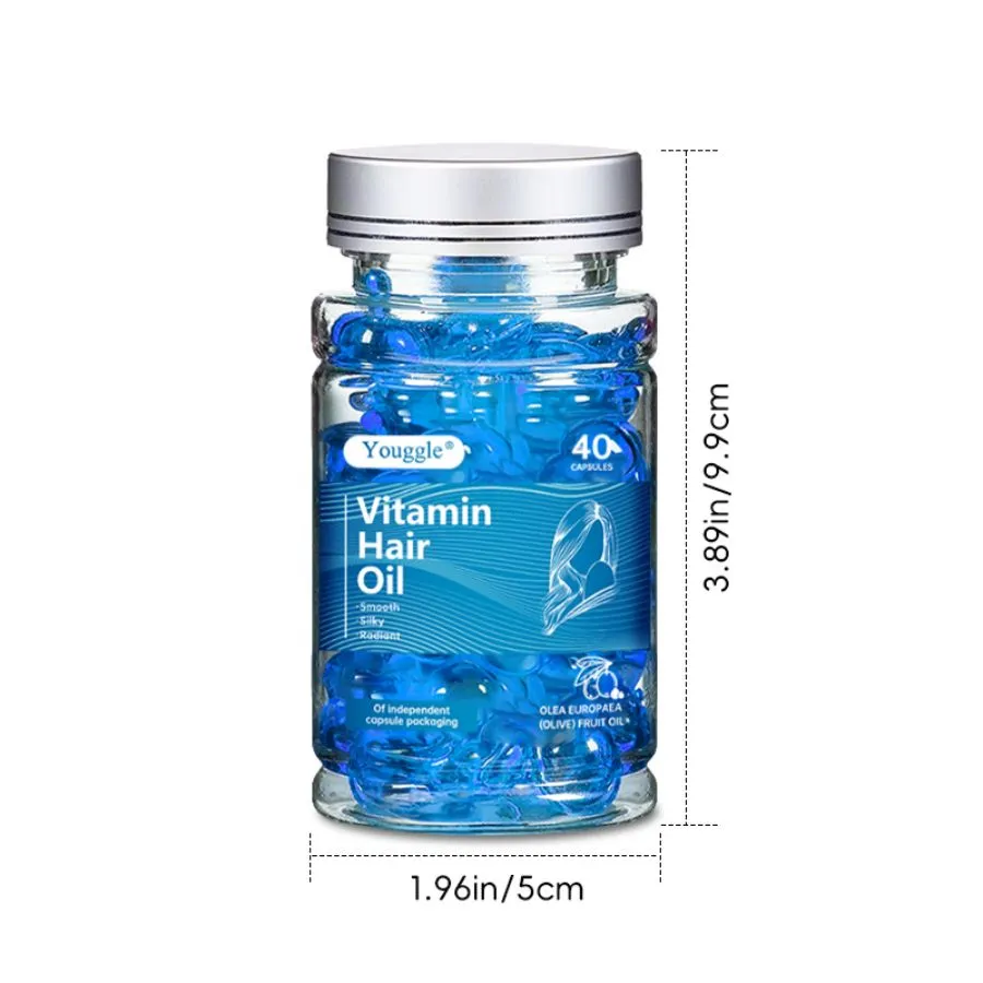 Organic Hair Growth Oil Keratin Treatment Serum Vitamin A C E Moisturizing Hair Care Serum Treatment Hair Capsule Serum - Customized