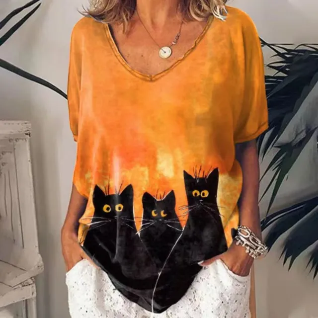 T shirt Animal Print Casual Loose Street Trend Erxxwaa215 M - Shop at LoveMi