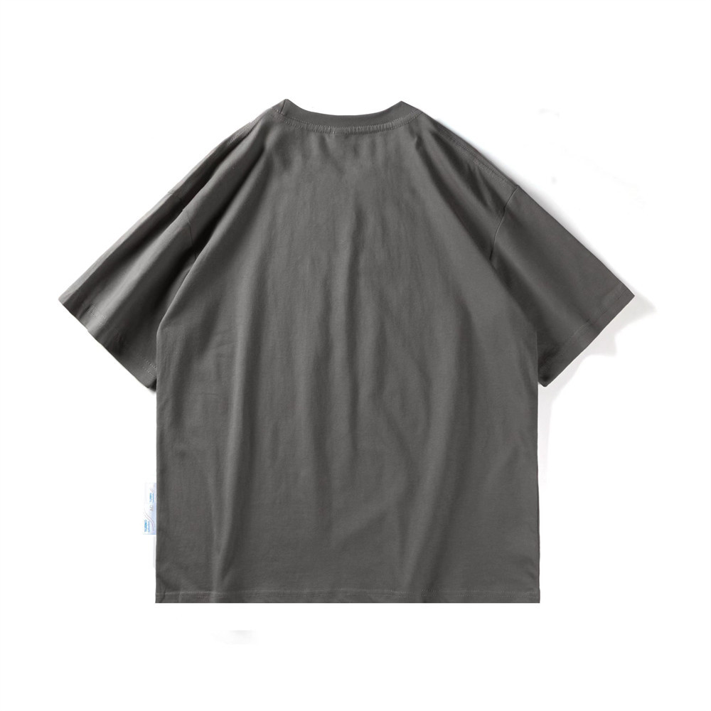 Cartoon Cat Print Short Sleeve T-shirt Men