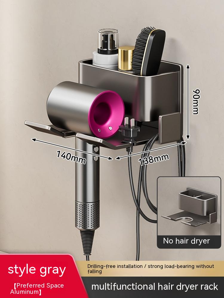 Gray Hair Dryer Rack