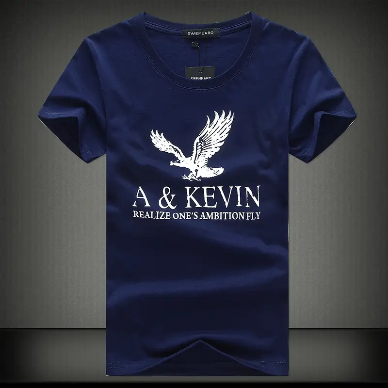 Fashion Simple Men's Round Neck Short Sleeves