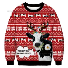 Ugly Christmas Sweater Santa Elf - 14 Style-Xl - View 1