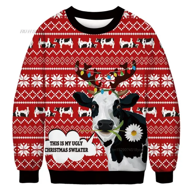 Ugly Christmas Sweater Santa Elf 14 Style Xl - Shop at LoveMi