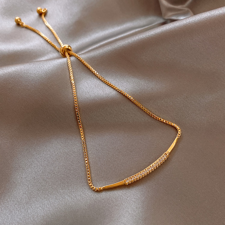 New Real Gold Electroplating Bamboo Bracelet Fashion
