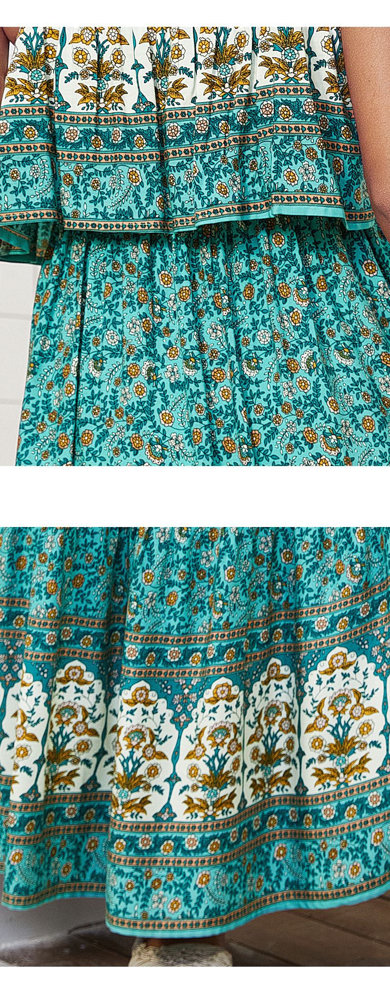 Blouson Boho Dress Women
