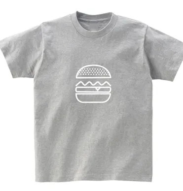 Leisure Printed Parent child Clothes Summer Clothes Pure Cotton Grey - Shop at LoveMi