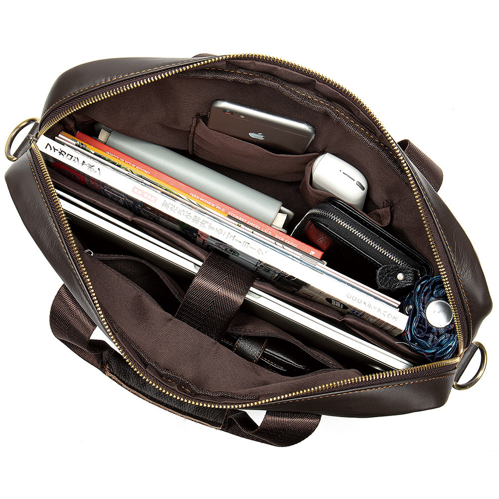 Men's Portable Briefcase Simple Diagonal Shoulder — foto 9