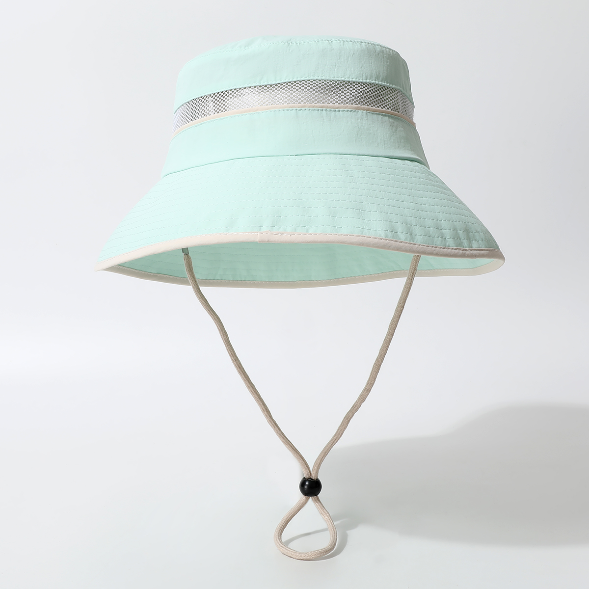 The New Solid-color Grid Sunshade And Windproof Simple Casual Style Fisherman Hat Is Suitable For Outdoor Hiking, Camping, Fishing, Travel And Photography.