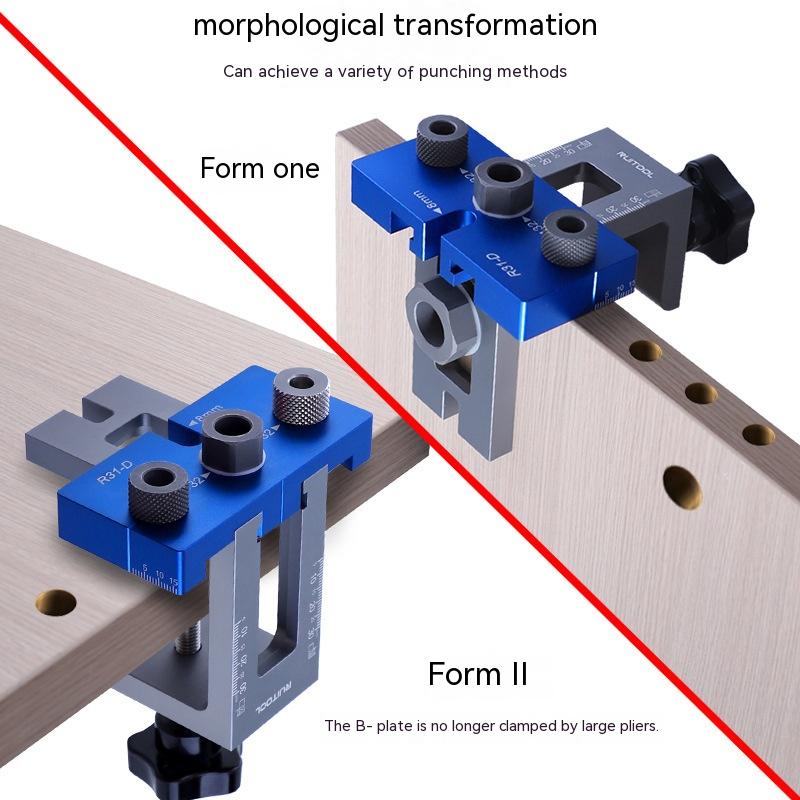 Title 8, 3-in-1 Eccentric Wheel Punch Locator Woodworkin...