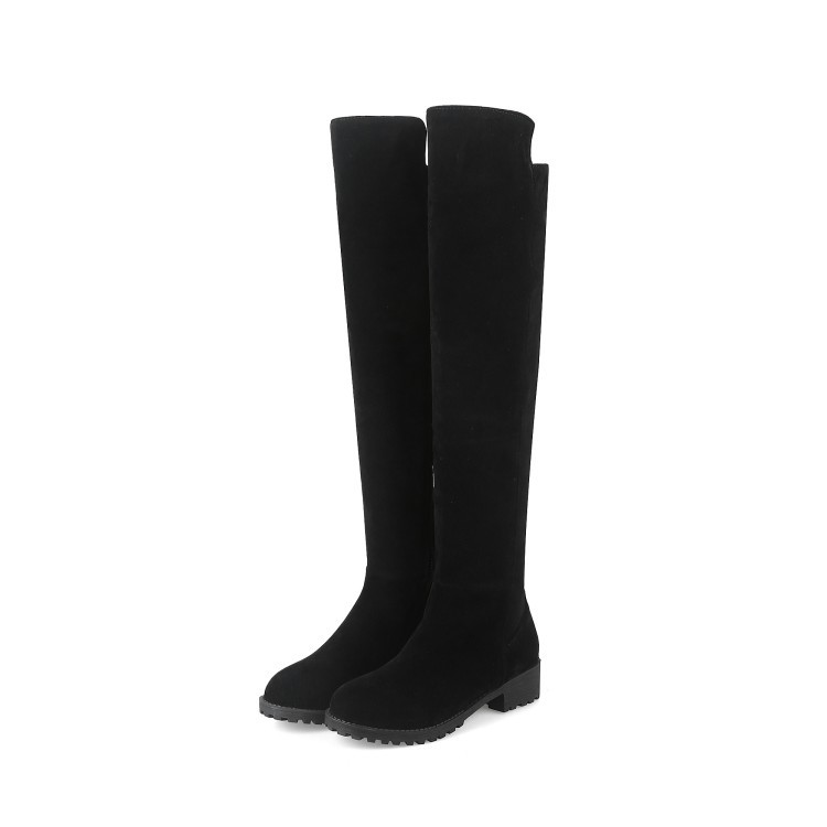 Tumn And Winter Women's Boots British Style Knee-length Boots