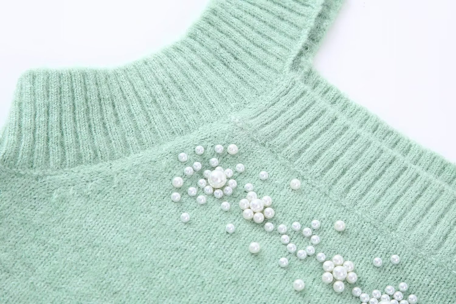 Sleeveless Vest With European And American Style Square Neck