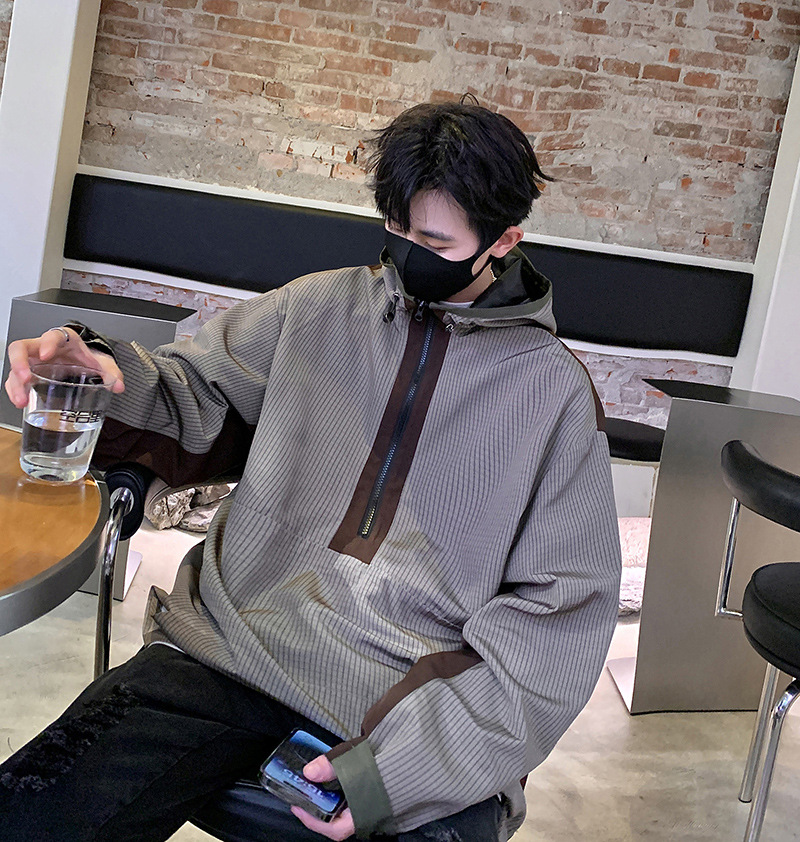 Fashion Outdoor Plaid Hooded Men's Jacket