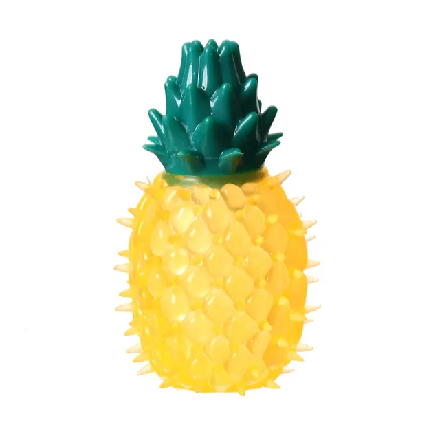 Pet Fruit Sound Pineapple Lemon Chew Toy Pineapple - Shop at LoveMi