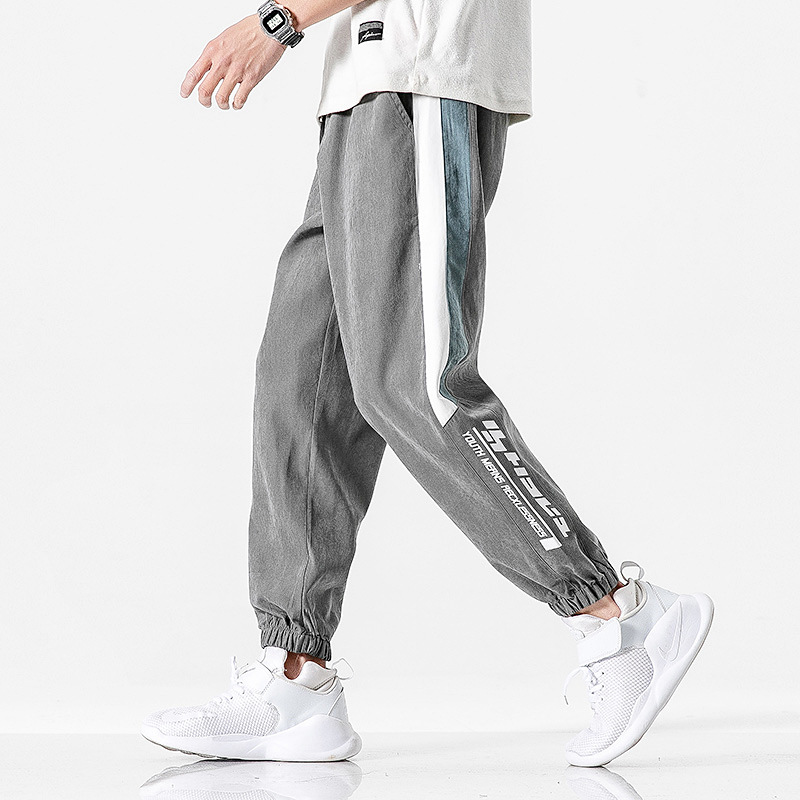 Title 1, Gebreide heren sweatpants, negenpunts, rechte e...