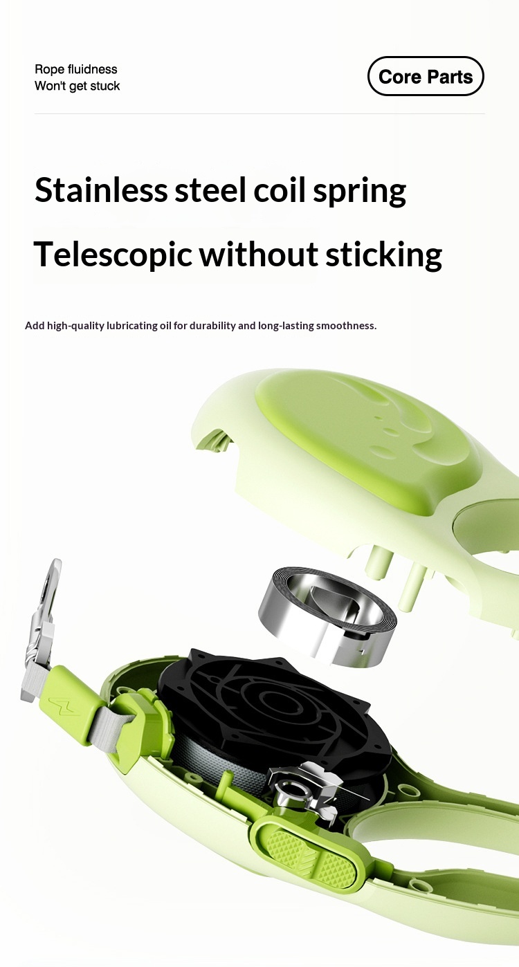 Retractable Dog Leash Shock Absorbing Design For Large Dogs Durable Extendable Leash For Walking detail photo 9