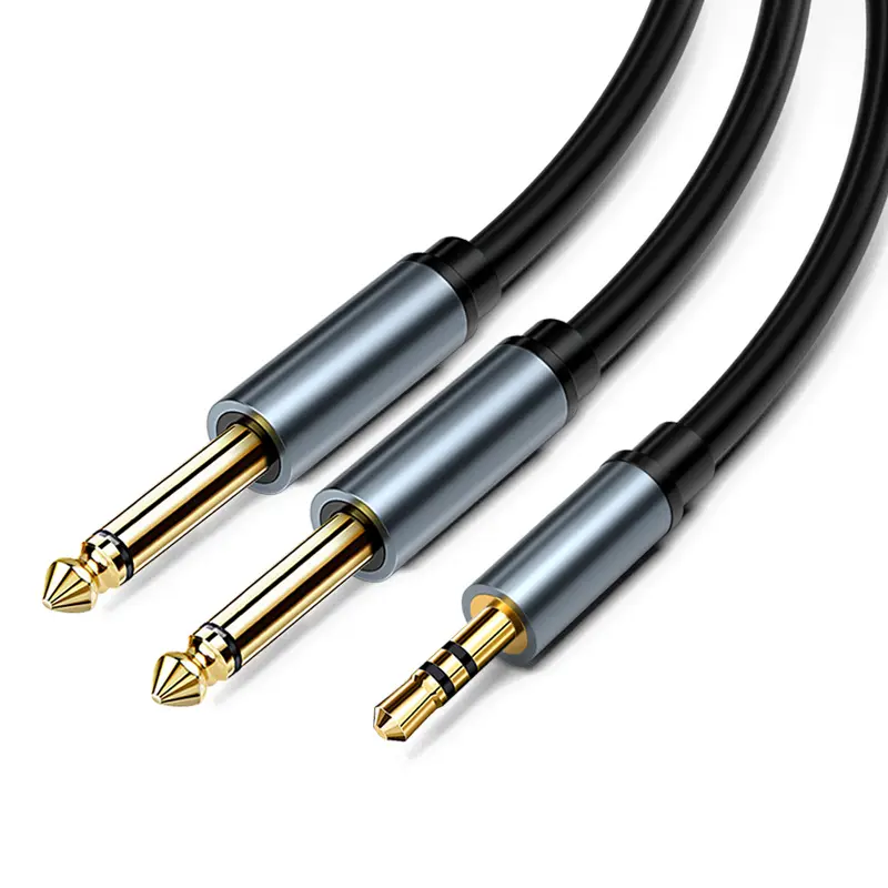 3.5 To 6.5 Audio Cable, Two-core One-to-two