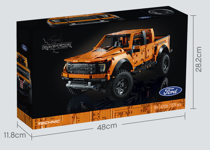 Title 7, Monte sua Ford Raptor com blocos de montar comp...