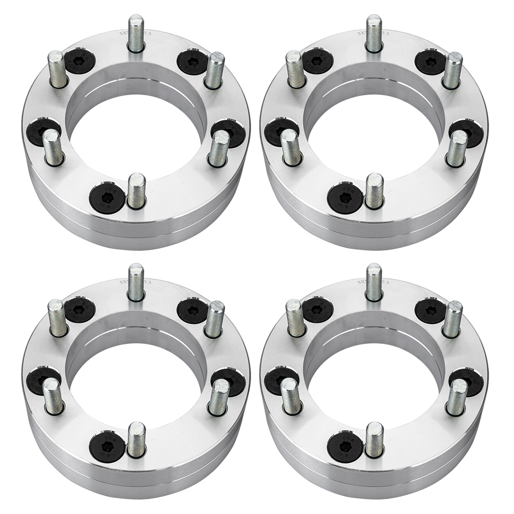 4PCS 5x5.5 To 6x5.5 5 To 6 Lug 2inch Thick Wheel Spacers Adapters For Ram 1500