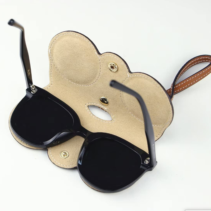 Title 9, New PU Portable Simple Glasses Bag