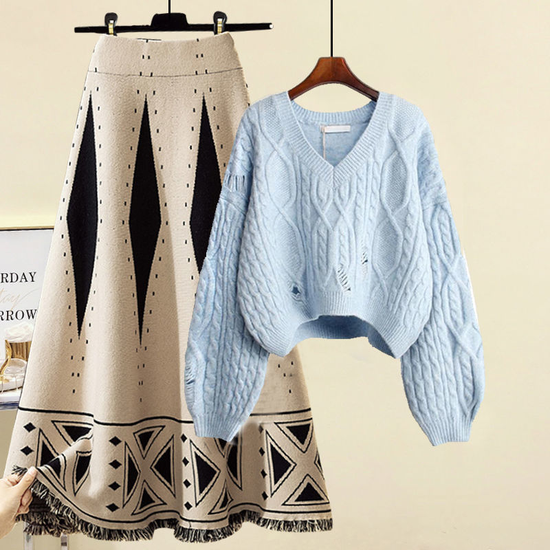 Title 9, Womens Knit Sweater Skirt Two-piece Set for a ...