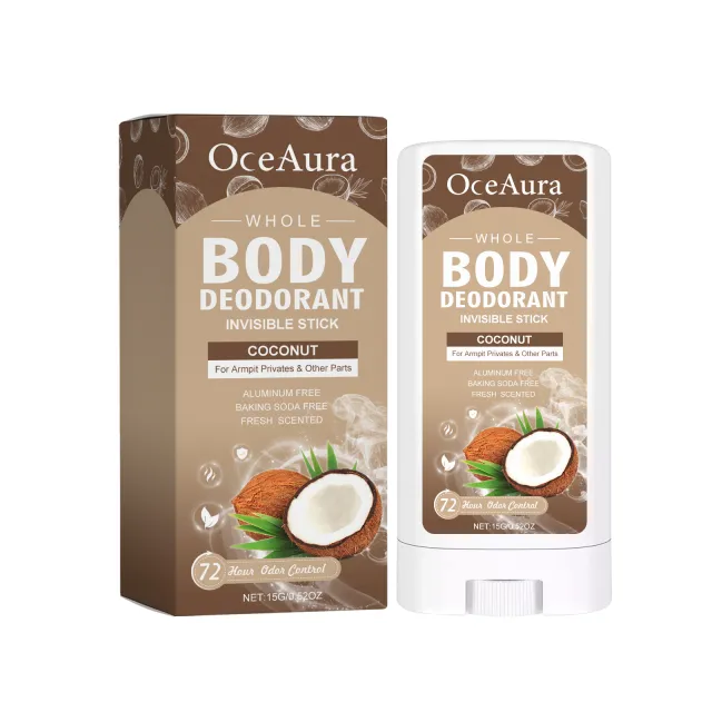 OceAura Whole Body Deodorant, Clean Armpit Sweat Odor Mild Refreshing Deodorant Stick 3Pcs - Shop at LoveMi