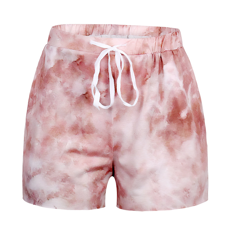 Two-Piece Tie-Dye Casual Fashion Home Wear