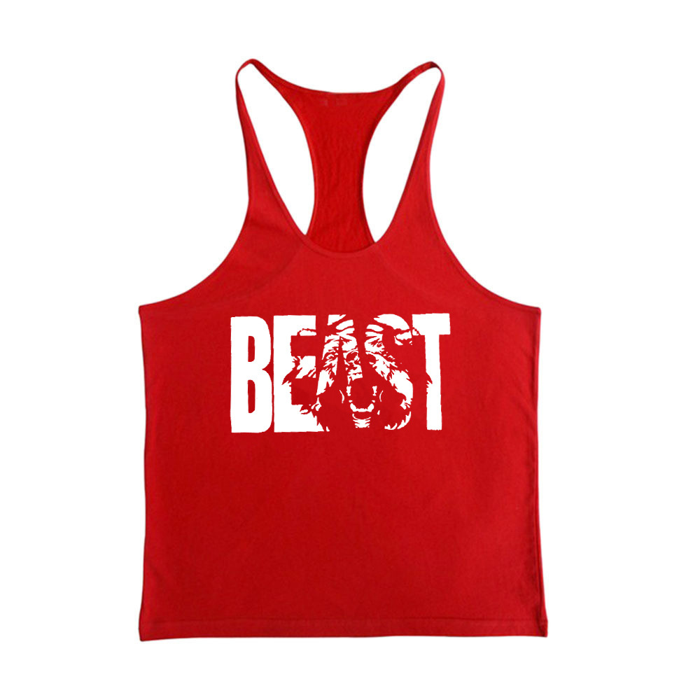 Title 6, Fitness tanktop met sportprint voor heren