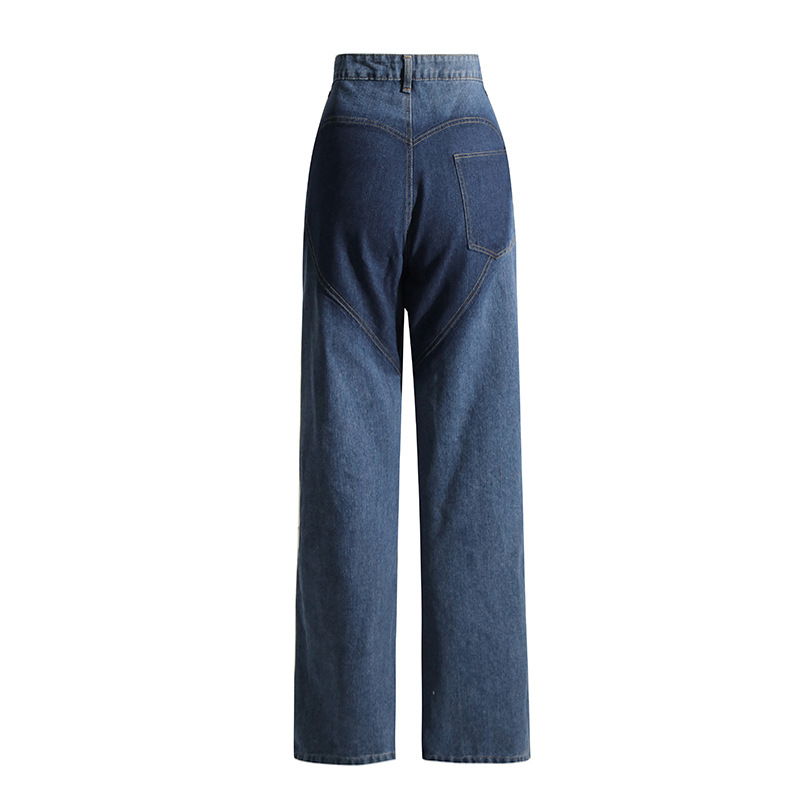 High Waist Straight Loose Slimming Jeans - Image 1