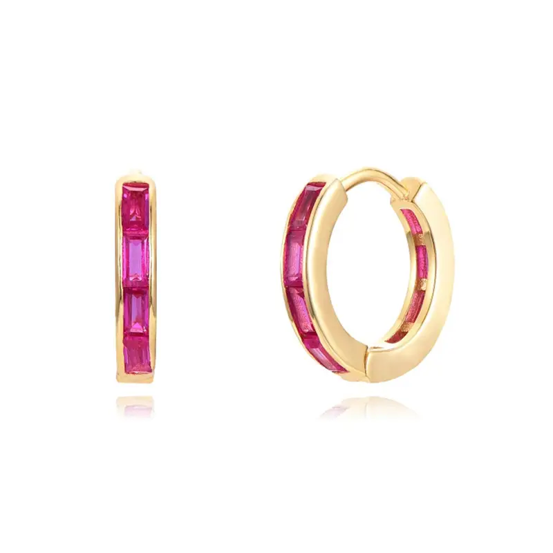 Women's Fashion Simple Zirconia Earrings With Diamonds