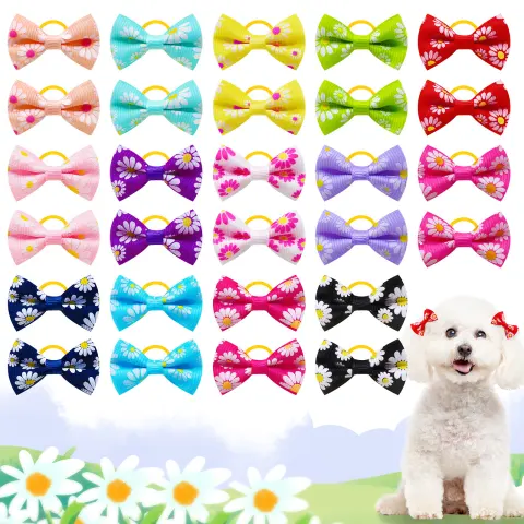 Small Daisy Pet Head Rope Pastoral Style Cat Dog